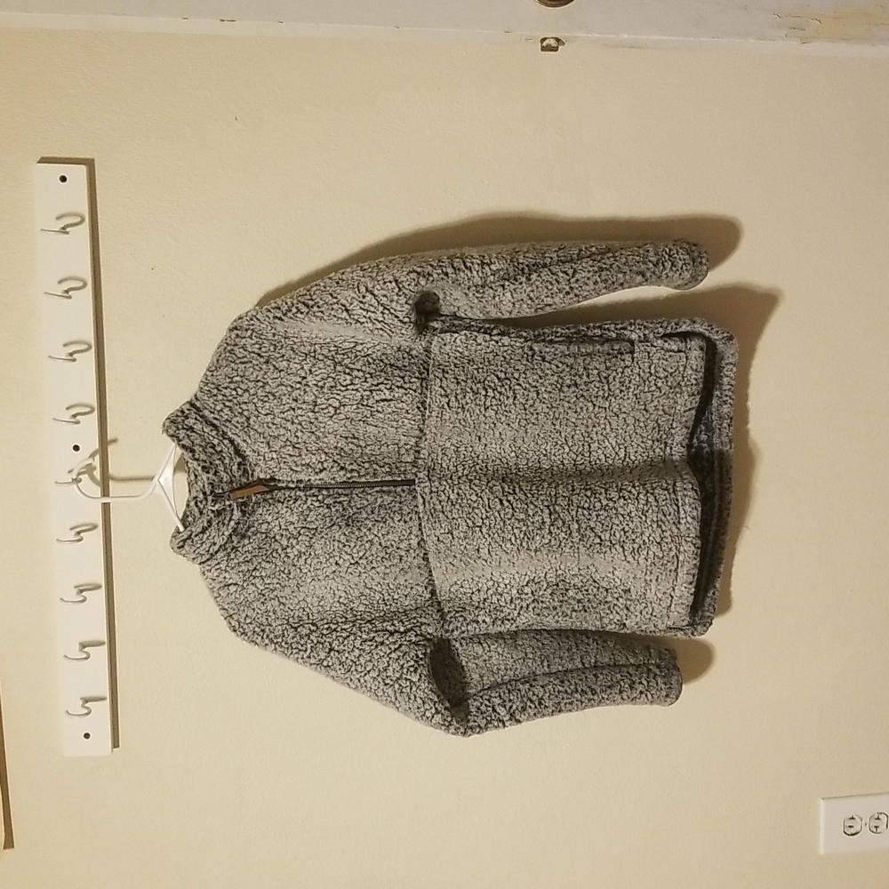 Grey sherpa jacket